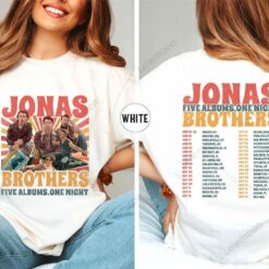 Jonas Brothers Five Albums One Night Tour Shirt