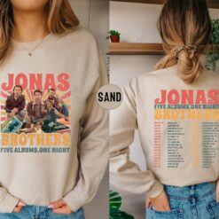 Jonas Brothers Five Albums One Night Tour Shirt $24.95