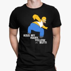 The Simpsons Kiss My Hairy Yellow But Vintage T-Shirt, Hoodie, Sweatshirt