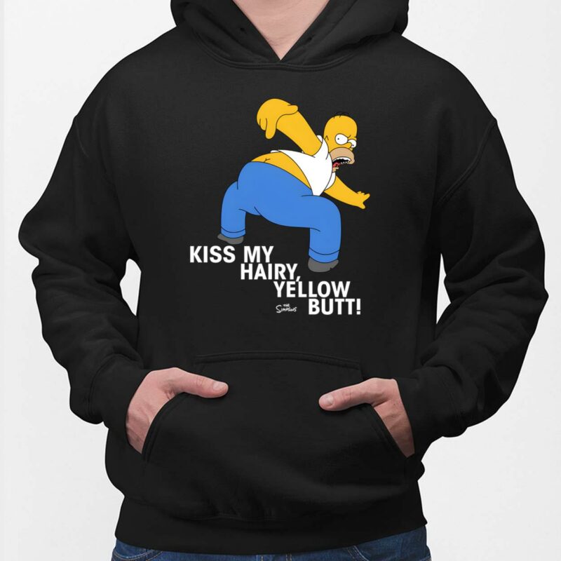 The Simpsons Kiss My Hairy Yellow But Vintage T-Shirt, Hoodie, Sweatshirt