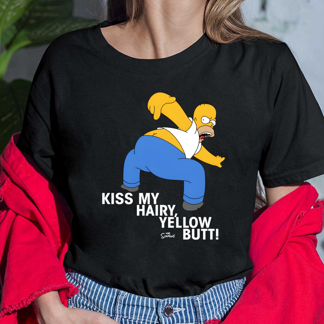 Yellow shop simpsons shirt