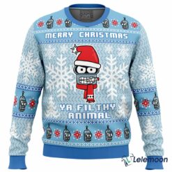 Merry Christmas Ya Filthy Animal Futurama Christmas Ugly Sweater