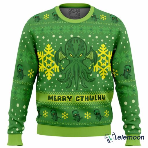 Merry Cthulhu Ugly Christmas Sweater
