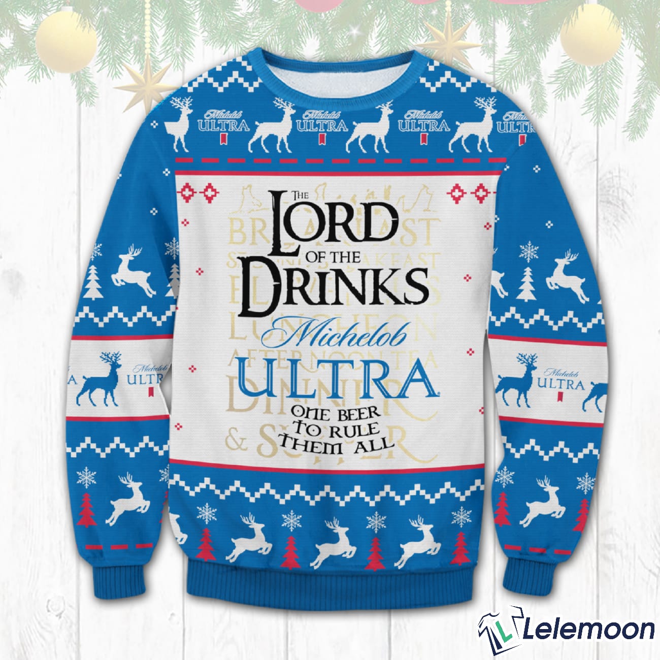 Michelob ultra deals christmas sweater