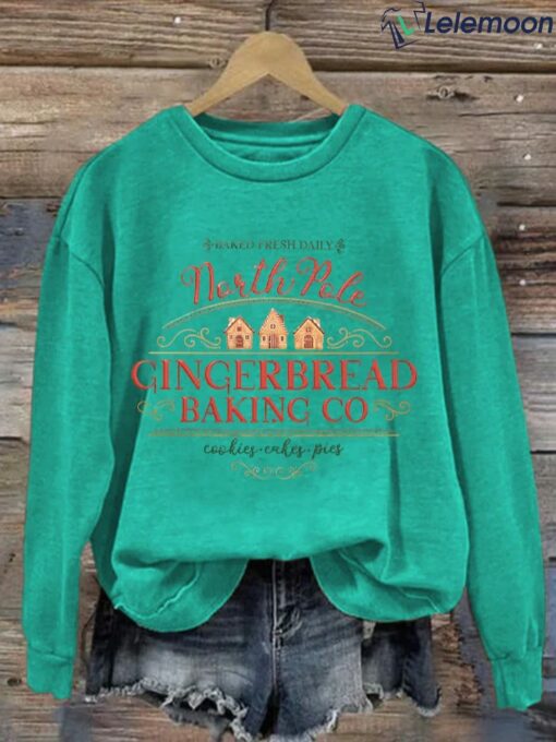 North Pole Milk & Cookie Co Baked Fresh Daily Since 1842 Sweatshirt $30.95