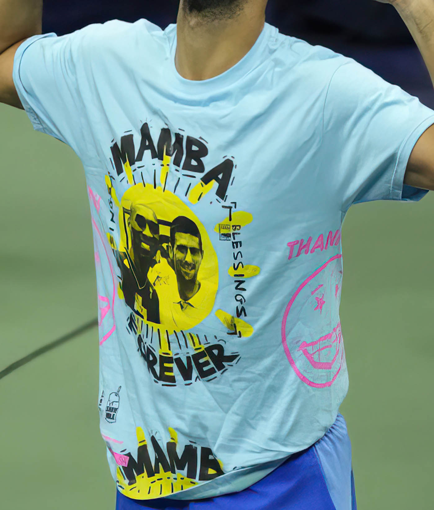 Novak Djokovic Kobe Bryant Mamba Forever T-Shirt - Lelemoon