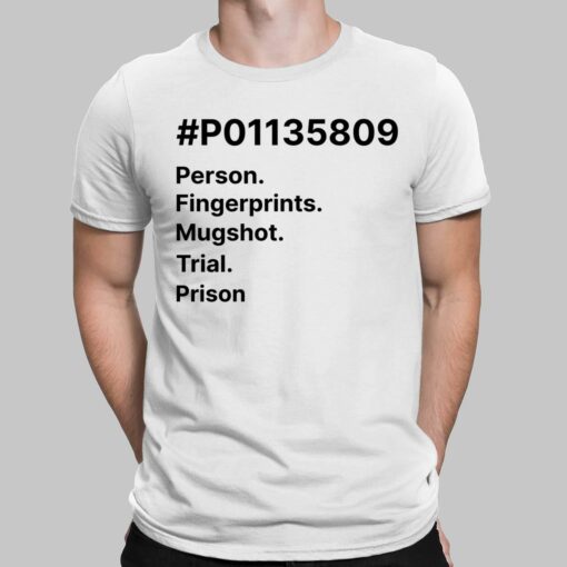 P01135809 Person Fingerprints Mugshot Trial Prison Shirt, Hoodie, Sweatshirt