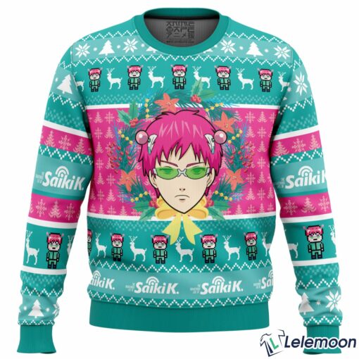 Saiki Kusuo no Psi nan Christmas Sweater $41.95