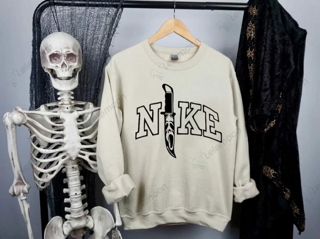 Scary Knife Halloween Nke GhostFace Shirt Scary Knife Halloween Nke GhostFace Shirt