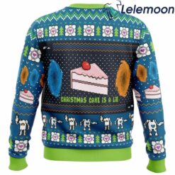 The Christmas Cake Is A Lie Portal 2 Ugly Christmas Sweater $41.95