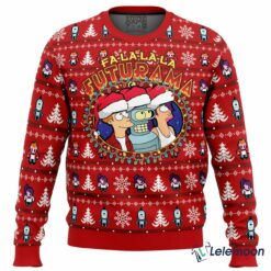 The Simpsons Fa-La-La-La Futurama Christmas Ugly Sweater