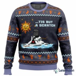 Tis But Scratch Ugly Christmas Sweater