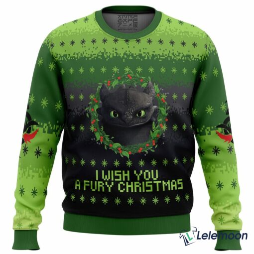 Toothless Christmas Ugly Sweater
