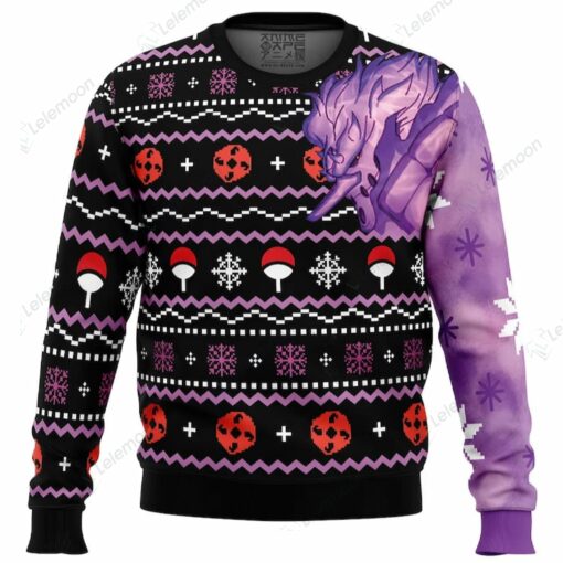 Ugly Sweater Sasuke Ugly Christmas Sweater $41.95