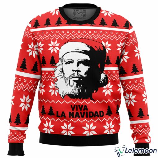 Viva La Navidad Che Guevara Christmas Sweater $41.95