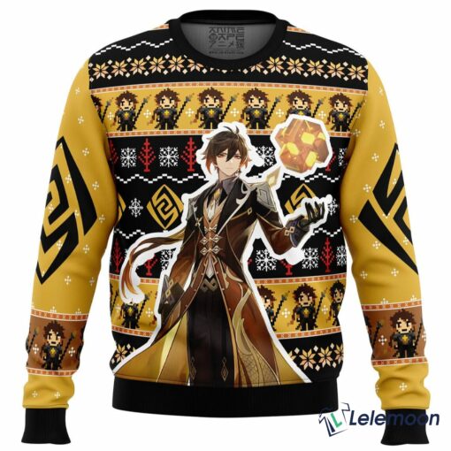 Z Genshin Impact Ugly Christmas Sweater