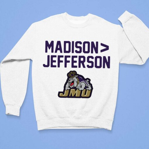 Jmu Football Madison Jefferson Shirt $19.95