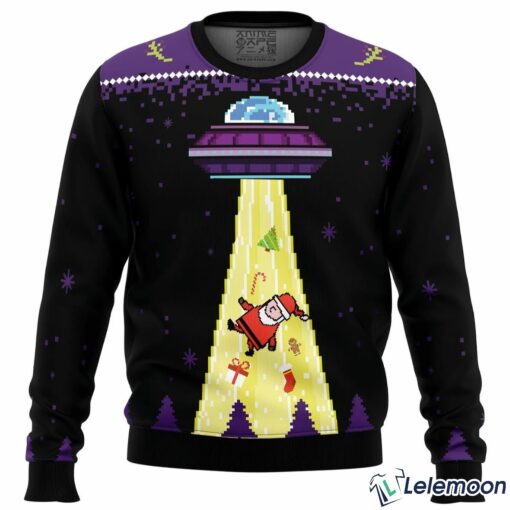 Alien Goodbye Santa Christmas Sweater $41.95