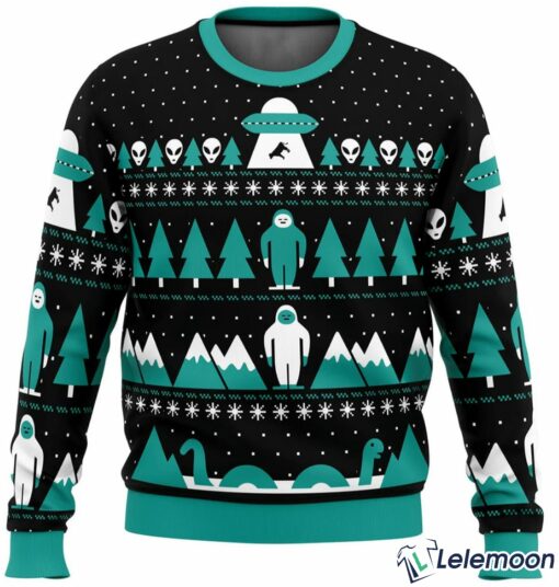 Alien Ugly Christmas Sweater $41.95