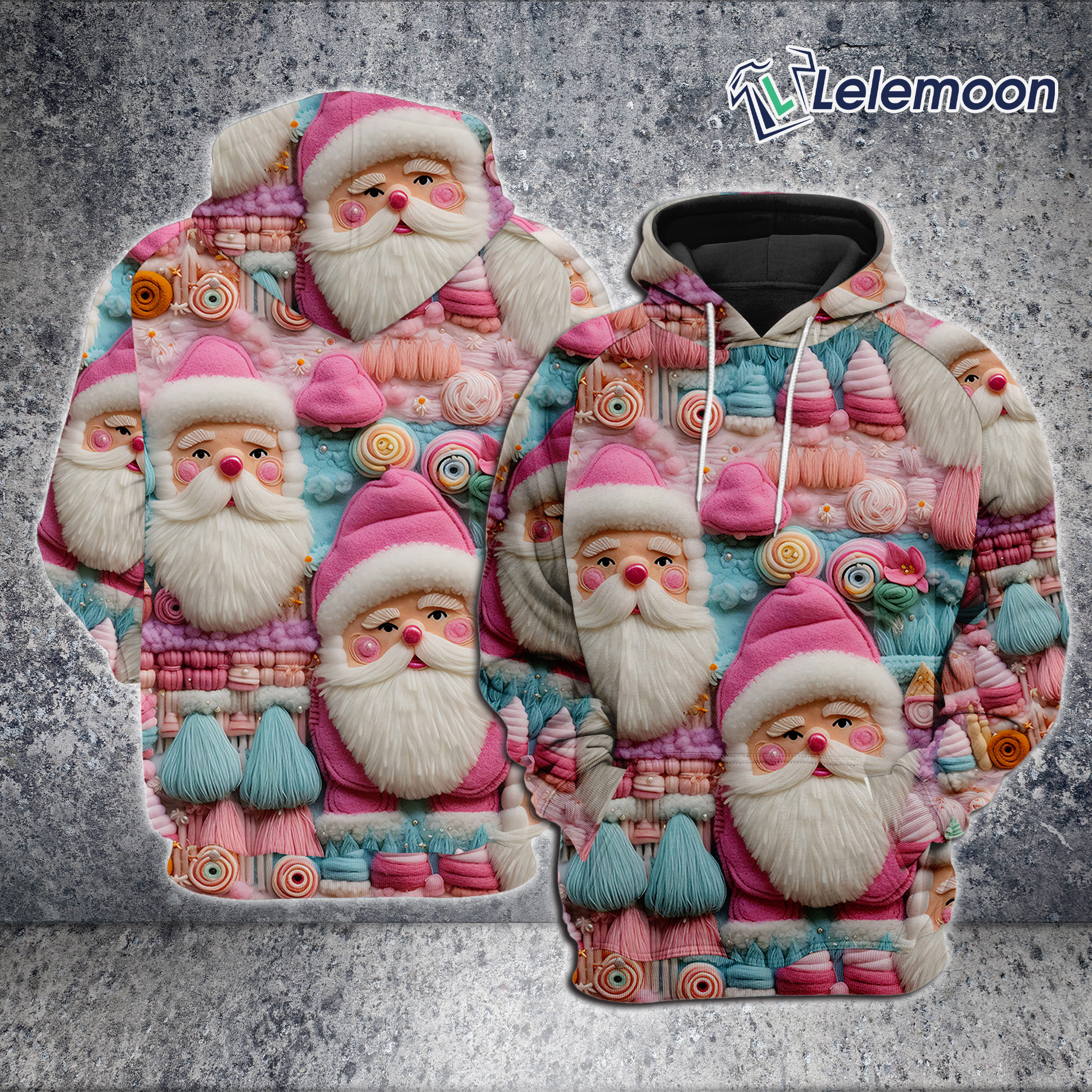 Santa hoodie women's cheap