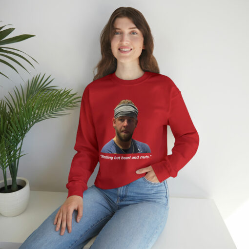 Braves AJ Minter Nothing but Heart and Nuts Sweatshirt