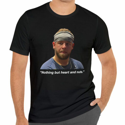 Braves AJ Minter Nothing but Heart and Nuts T-Shirt