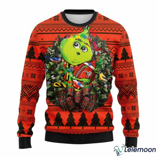 Browns Grnch Hug Christmas Ugly Sweater $41.95