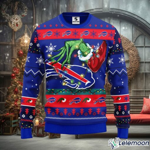 Buffalo Bills Grnch Ugly Christmas Sweater