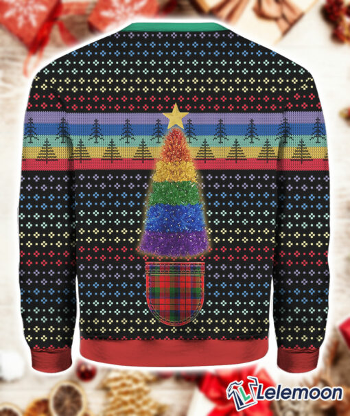 LGBT Christmas Tree Ugly Sweater $41.95