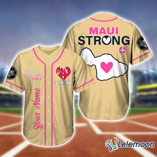 Pray For Maui Strong Baseball Jersey $36.95