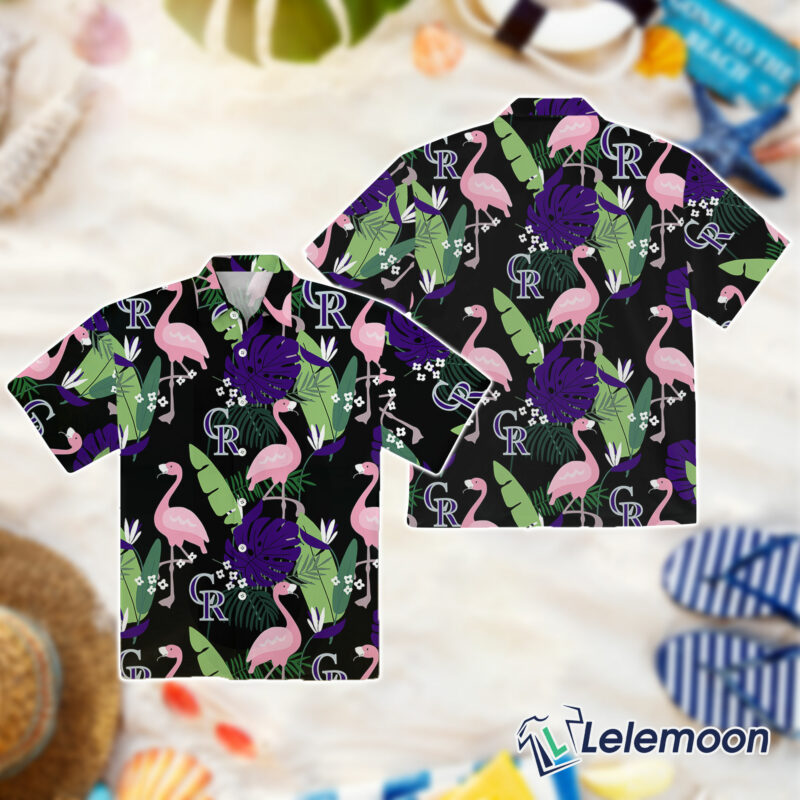 Rockies Flamingo Hawaiian Shirt $36.95