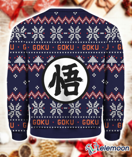 Ultra Instinct Goku Ugly Christmas Sweater $41.95