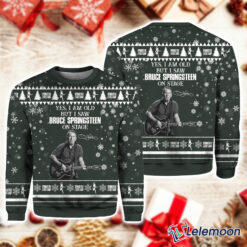 Bruce Springsteen Christmas Ugly Sweater $41.95