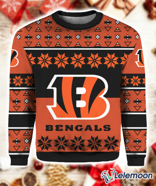 Cincinnati Bengals Ugly Christmas Sweater $41.95