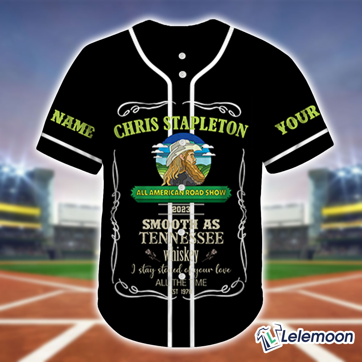 Chris Stapleton 2021 Arlington Baseball Jersey - X-Large