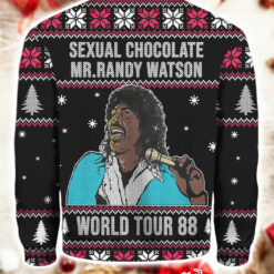 Sexual Chocolate Mr. Randy Watson World Tour 88 Christmas Ugly Sweater $41.95