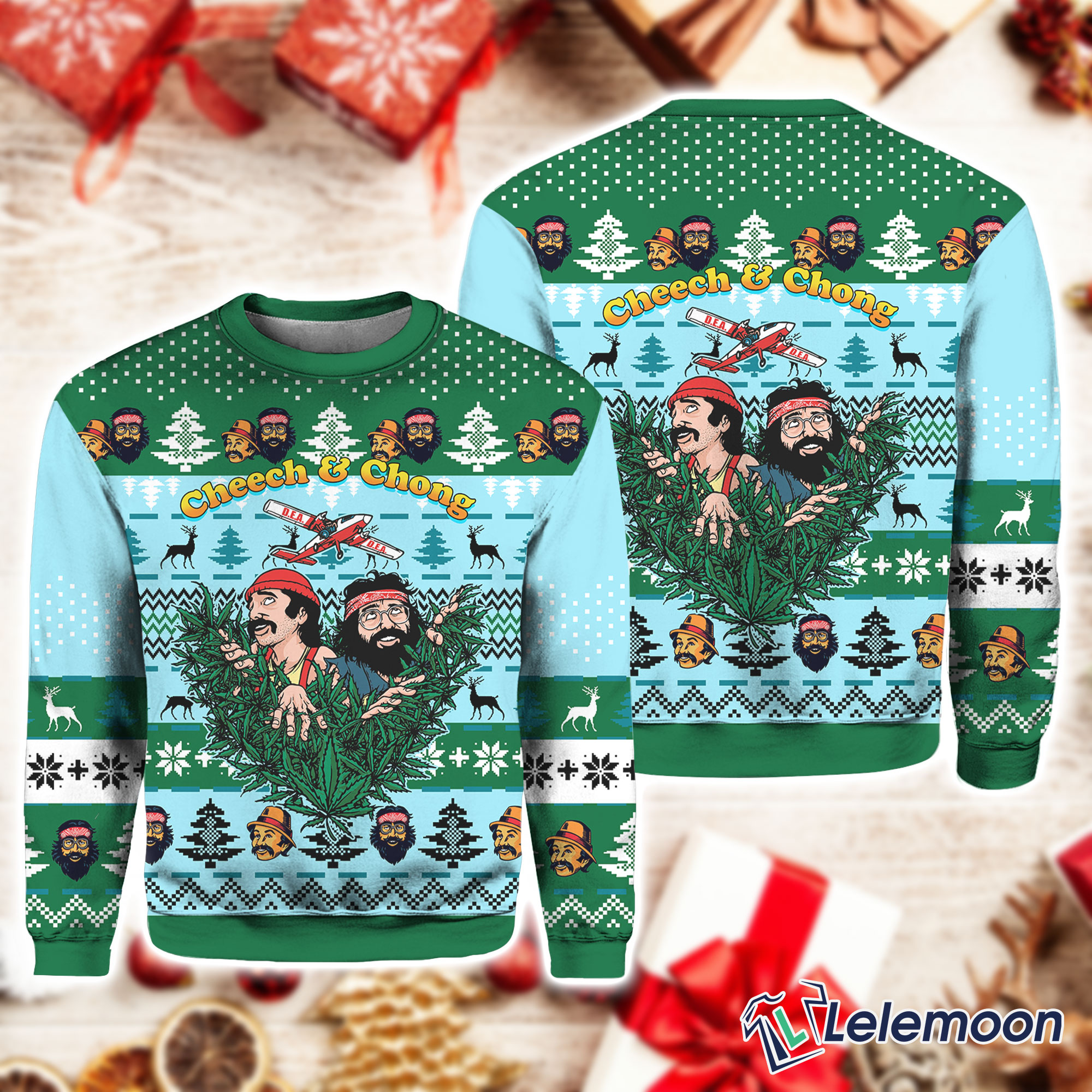 Cheech and hotsell chong christmas sweater