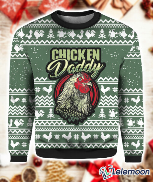 Chicken Daddy Ugly Christmas Sweater $41.95