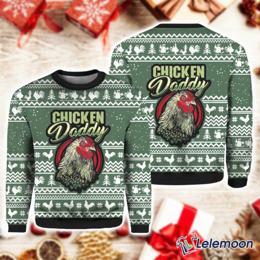Chicken Daddy Ugly Christmas Sweater $41.95