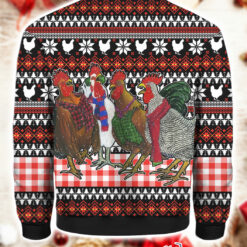 Chicken Under Snow Christmas Sweater $41.95