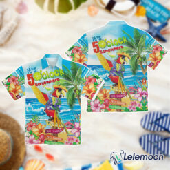 It's 5 O'Clock Somewhere Parrot Short Sleeve Hawaiian T-Shirt $36.95