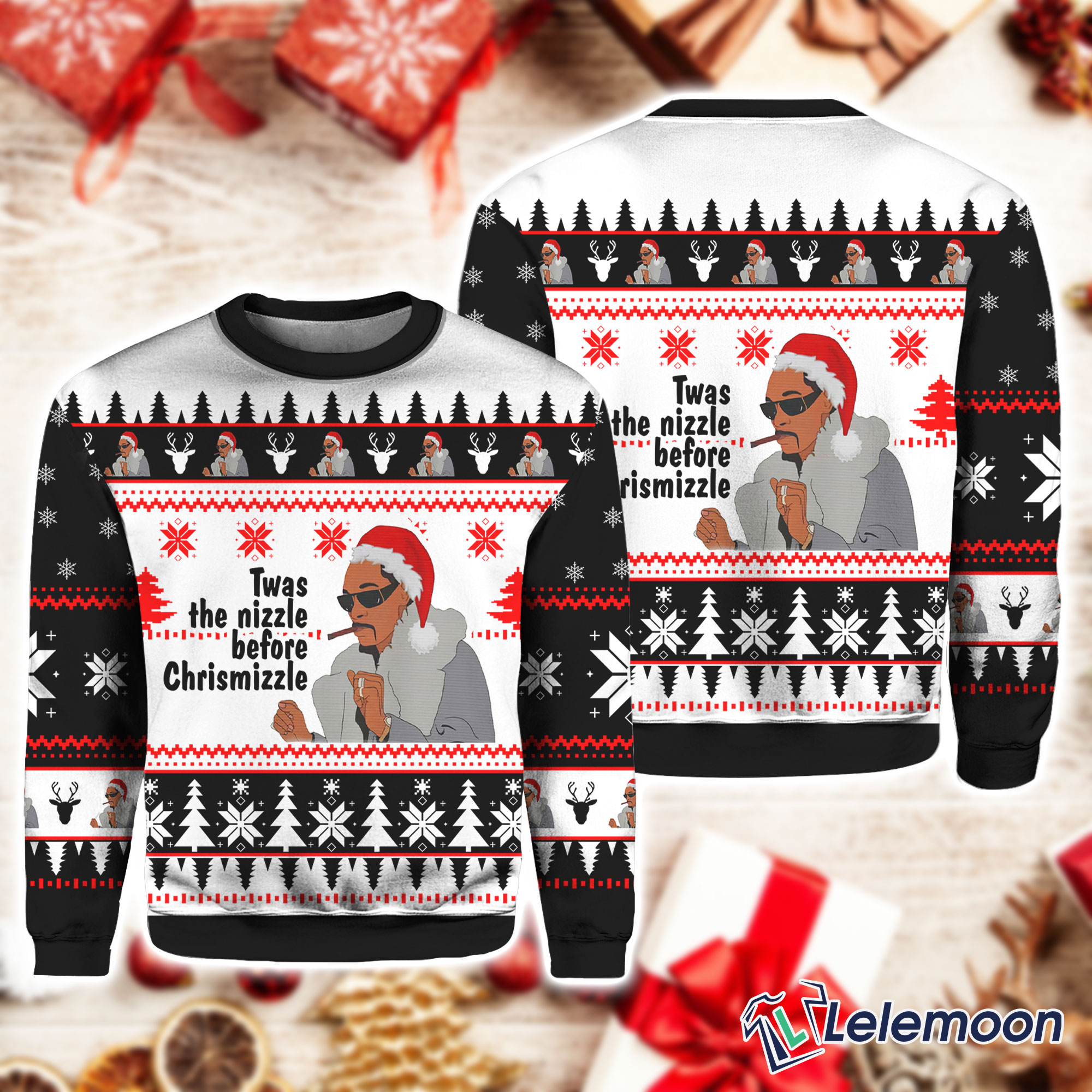 Snoop dogg twas the sales nizzle before christmizzle sweater
