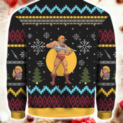 The Good Power of Christmas He-Man Ugly Christmas Sweater $41.95