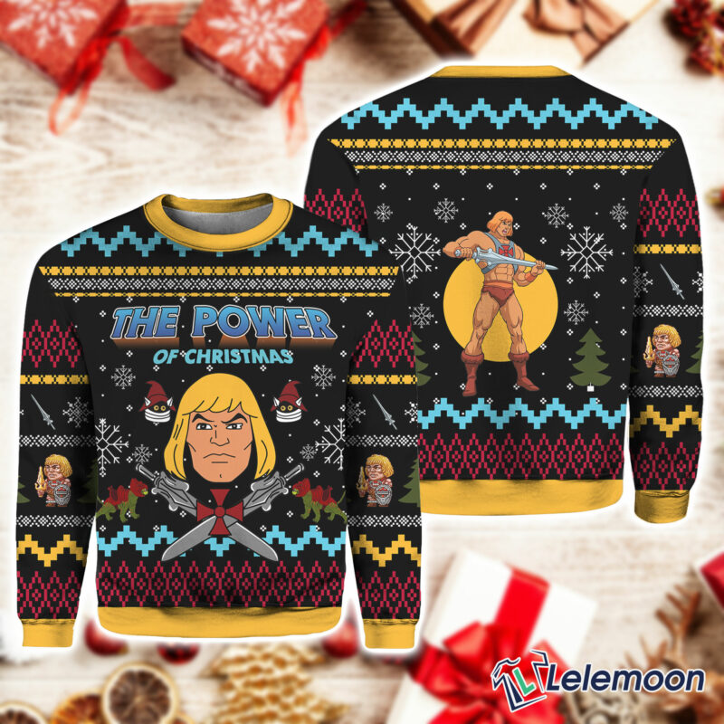 The Good Power of Christmas He-Man Ugly Christmas Sweater The Good Power of Christmas He-Man Ugly Christmas Sweater $41.95
