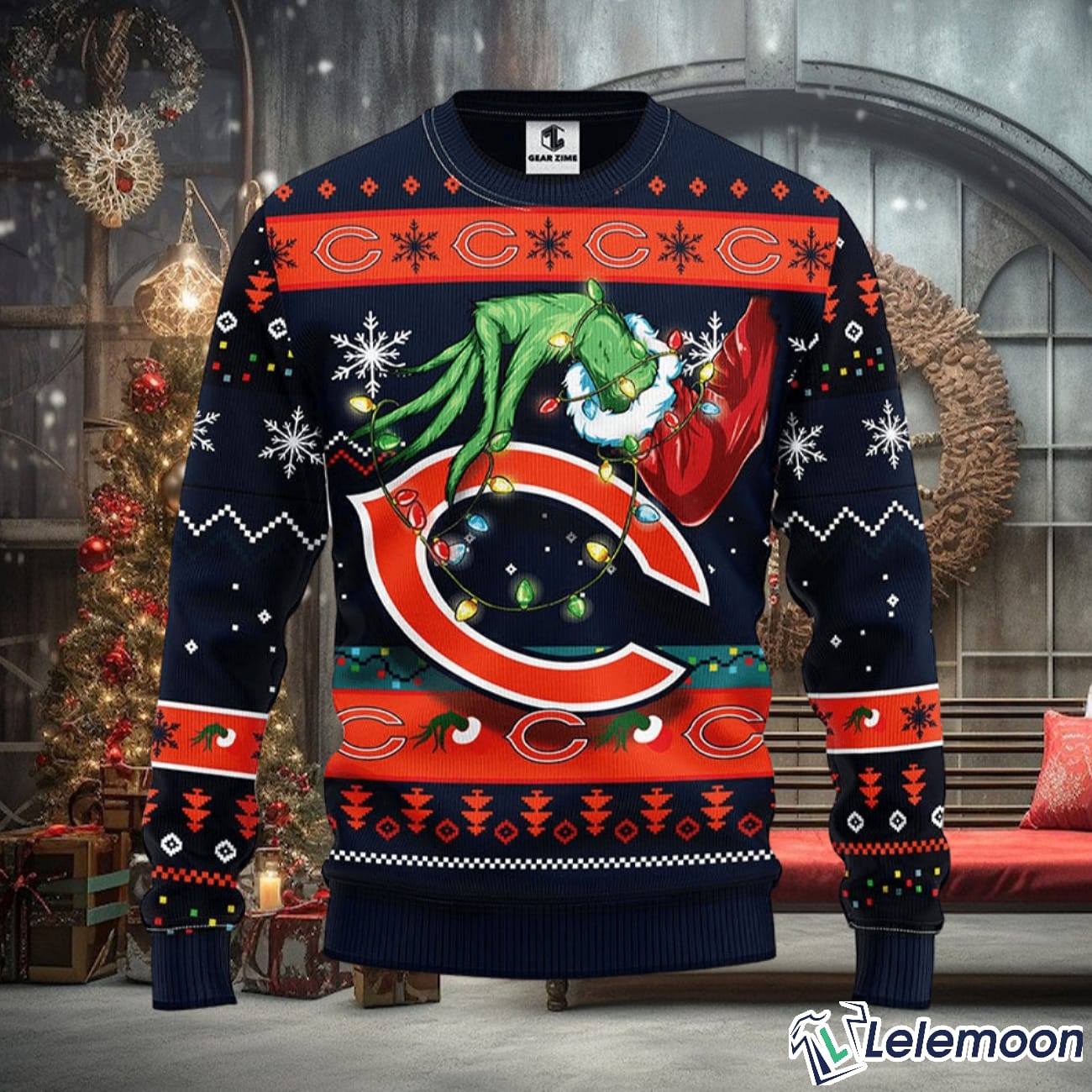 Chicago Blackhawks Ugly Christmas Sweater