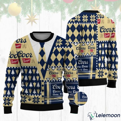 Coors Banquet Tie Chrismtas Sweater $41.95