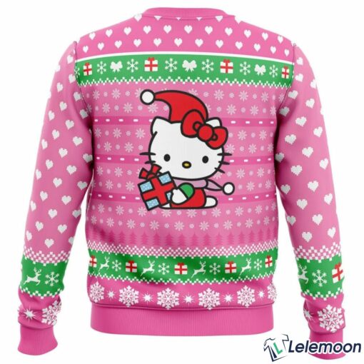 Cute Christmas Hello Ktty Christmas Sweater $41.95