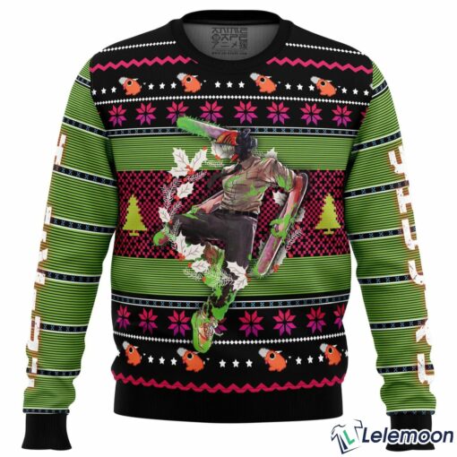 Denji Chainsaw Man Christmas Sweater $41.95