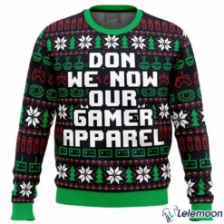 Don We Now Our Gamer Christmas Sweater $41.95