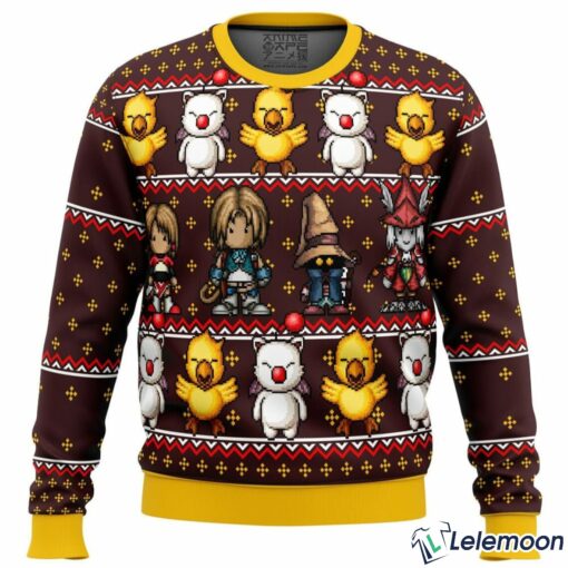 Final Fantasy Classic 8bit Christmas Sweater $41.95